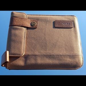 IPad Canvas and Leather Case